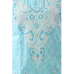 Ada Hand Embroidered Small Blue Cotton Lucknow Chikankari Long Kurti